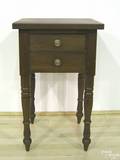 Pennsylvania Sheraton cherry childs work stand ca 1830