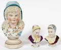 GERMAN BISQUE  PORCELAIN BUSTS OF CHILDREN
