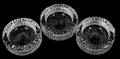 WATERFORD CRYSTAL ASHTRAYS THREE