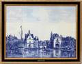 061440 DELFT PORCELAIN SCENIC TILES 21 X 27