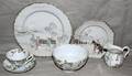051436 VINTAGE JAPANESE PORCELAIN DINNERWARE 11 PCS