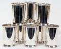 042399 REED  BARTON SILVER PLATE MINT JULEP CUPS