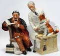 041495 ROYAL DOULTON PORCELAIN FIGURES TWO
