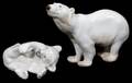 041491 DANISH PORCELAIN FIGURES OF POLAR BEARS