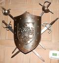 040349 SHIELD WITH SWORDS 34