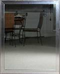 032386 SILVER METAL CONTEMPORARY FRAMED WALL MIRROR