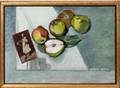 022474 CAROL WALD OIL ON CANVAS 13 X 20 STILL LIFE