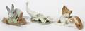 LLADRO PORCELAIN RABBIT DUCKS  KITTEN