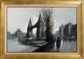 NARDINI OIL ON CANVAS LONDON BRIDGE