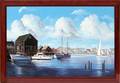 CANDELAS OIL ON CANVAS HARBOR