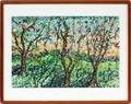 OIL ON PAPER ORCHARD