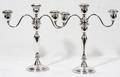 061484 WALLACE STERLING CANDELABRA PAIR H 12