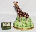 061474 LIMOGES PORCELAIN BOXES 2 H 4 34 GIRAFFE