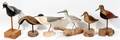 060436 CARVED WOOD SHORE BIRDS GROUP OF 6