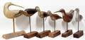 060434 CARVED WOOD SHORE BIRDS GROUP OF 6