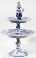 052437 COLLNMEISSEN BLUE ONION TWOTIER COMPOTE