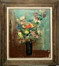 050403 POLLY JENNINGS OILCANVAS 20 X 16 FLORAL