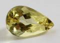 050391 209 CT PEAR SHAPE GOLDEN YELLOW BERYL STONE