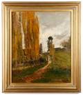 Louis A Cabie French Landscape OC Painting