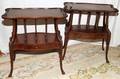 041530 MAHOGANY END TABLES C 1940 PAIR 26