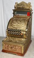041508 NATIONAL CASH REGISTER COBRASS  OAK REGISTER