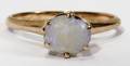031549 10KT YELLOW GOLD  OPAL RING
