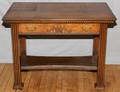 AMERICAN OAK LIBRARY TABLE C 1900