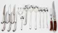 051533 CARVING SET  ASSORTED SILVERPLATE SERVING PCS