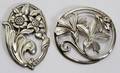 041563 CORONORSELAND STERLING BROOCH TWO