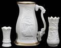 040469 BELLEEK VASES  LENOX ROMEO  JULIET PITCHER