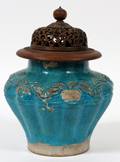 CHINESE POTTERY GINGER JAR
