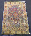 Kirman throw rug