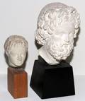 CLASSICAL STYLE CERAMIC BUSTS TWO