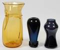 BLENKO GLASS VASES 3 PCS