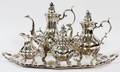 REED AND BARTON SILVER PLATE TEA SET C 1930