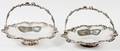 SILVER PLATE FRUIT BASKETS C 1900 PAIR