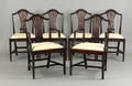 Set of 6 George III mahogany dining chairs late 18th c