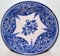 052532 DUTCH FAIENCE CHARGER ANTIQUE DIA 12