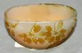 060490 GALLE ART GLASS MINIATURE OPEN DISH L 3