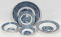 050474 CURRIER  IVES TRANSFER WARE DINNER SERVICE
