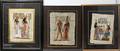 042513 EGYPTIAN STYLE DECORATIVE PRINTS THREE