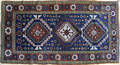 Kazak throw rug ca 1910