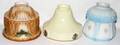 032516 PAINTED  MOLDED GLASS SHADES AND CEILING GLOBE