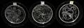 032514 LALIQUE CRYSTAL ANNUAL PLATES 19661968