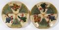 030537 CHINESE PORCELAIN PLATES PAIR DIA 10