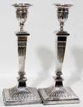 022579 ELKINGTON ELECTROPLATE CANDLESTICKS PAIR