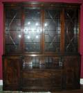 061032 BAKER FURNITURE CO MAHOGANY BREAKFRONT H 85