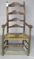 Delaware Valley ladderback armchair