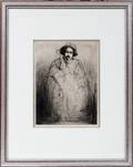 052042 JAMES ABBOT MCNEIL WHISTLER ETCHING  DRYPOINT