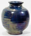 051021 PEWABIC POTTERY VASE H 5 12 DIA 5